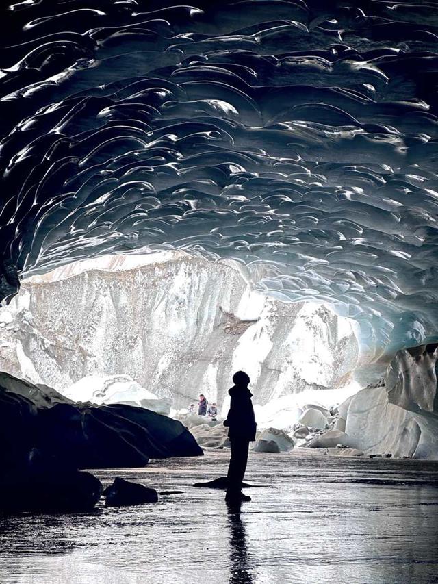 西藏昌都边坝县发现约165米长大型冰洞-2